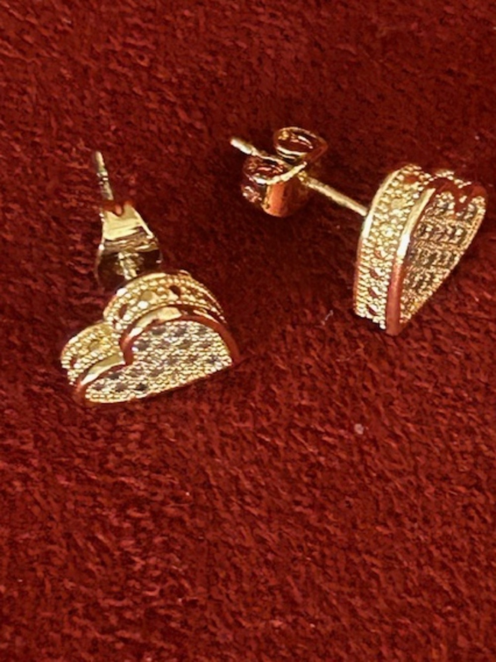 Heart shaped earrings
